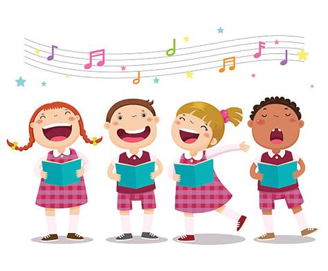 Children Singing Illustrations Royalty Free Vector Graphics And Clip Art
