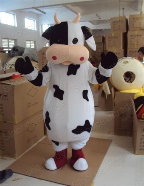 Cow Mascot Costume Fancy Dress Outfit Epe Unique Halloween Costumes