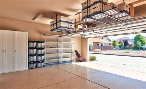 Garage Storage Ideas Cabinets Racks And Overhead Designs Overhead