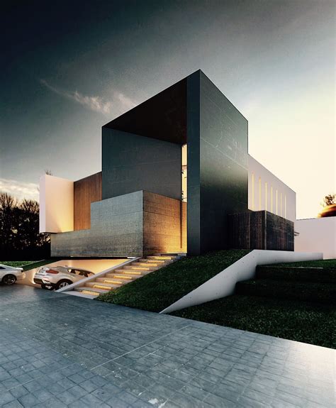 Amazing House Architecture Facade Project 現代建築 モダンハウスの外観 住宅 外観