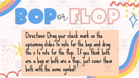 Bop Or Flop Version 1 Music Game By Teach Simple