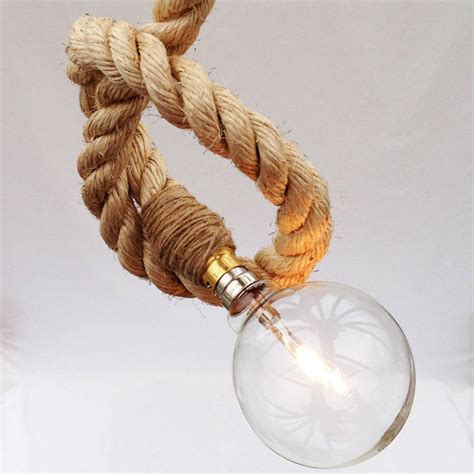 Globe Rope Pendant Light By Uniques Co