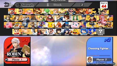 Super Smash Bros Wii U Online Matchmaking And Character Selection Screen Super Smash Bros