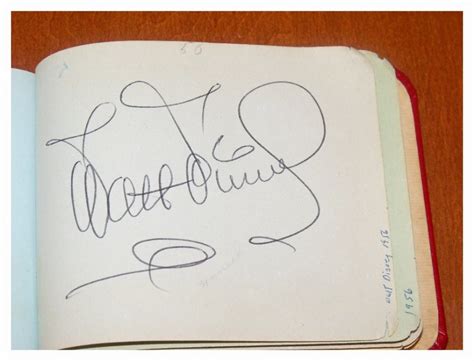 Walt Disney Signed Autograph Album
