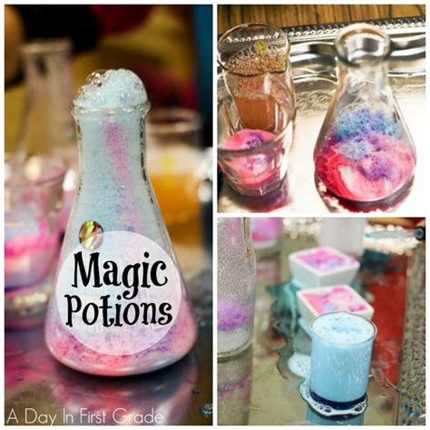 Making Magic Potions Potions For Kids Harry Potter Potions Magic Theme