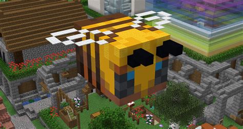 Giant Bee I Build On A Server Schematic In Comment Minecraft