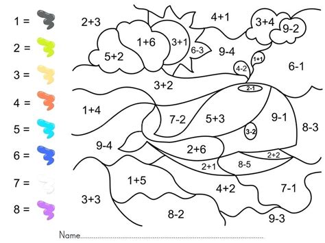 Resultado De Imagen Para Signo De Sumas Para Colorear Multiplication