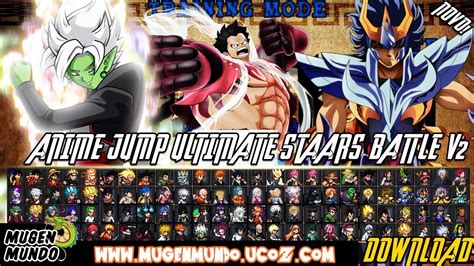 Jump Ultimate Stars Anime Battle 2 107 Chars Roda Em Qualquer Pc