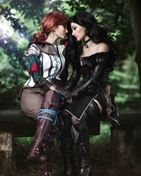 Yennefer And Triss By Saphiracosplay And Daddelkatze Witcher