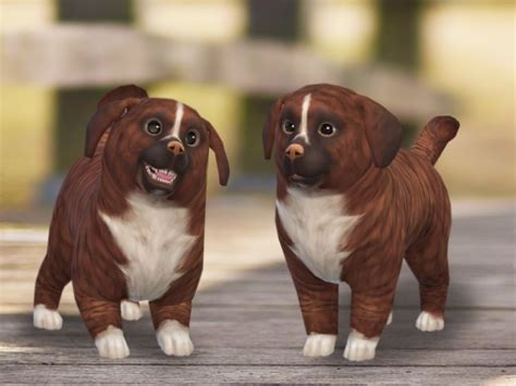 The Sims Resource Cinnamon Dog By Pinkzombiecupcakes Sims 4 Downloads