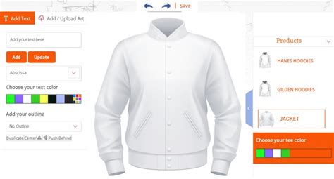 Custom Jacket Design Tool To Design Your Own Jackets Online