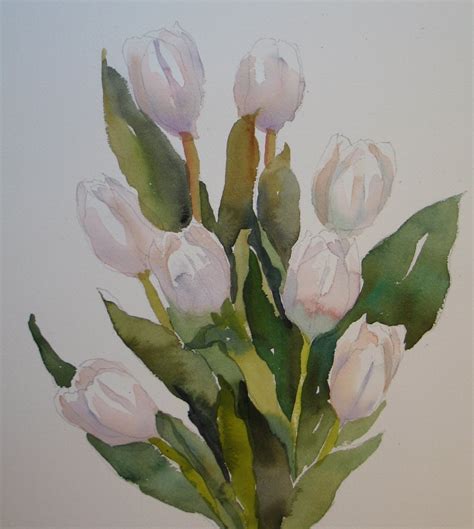 Nels Everyday Painting Essence Of Tulips Sold