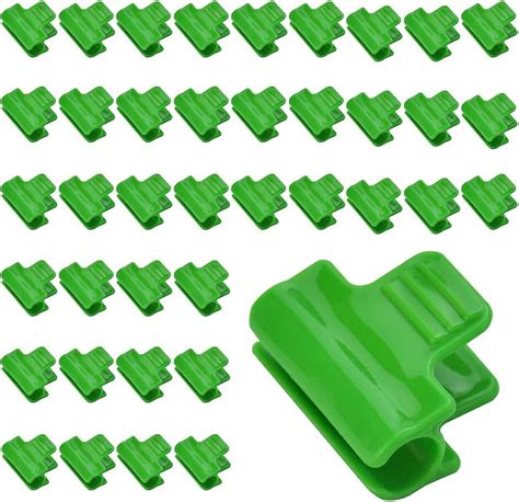 40 Pcs Plastic Greenhouse Clips 16mm Reusable Greenhouse Film Clips Non