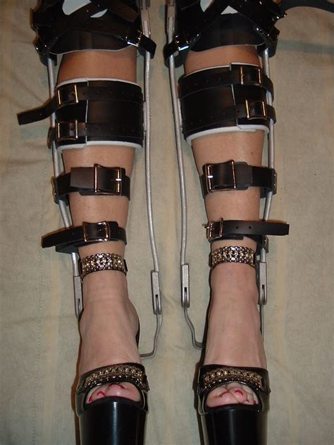 Legs Curved Buckled In Pads Cuffs Straps And Sandals Flickr