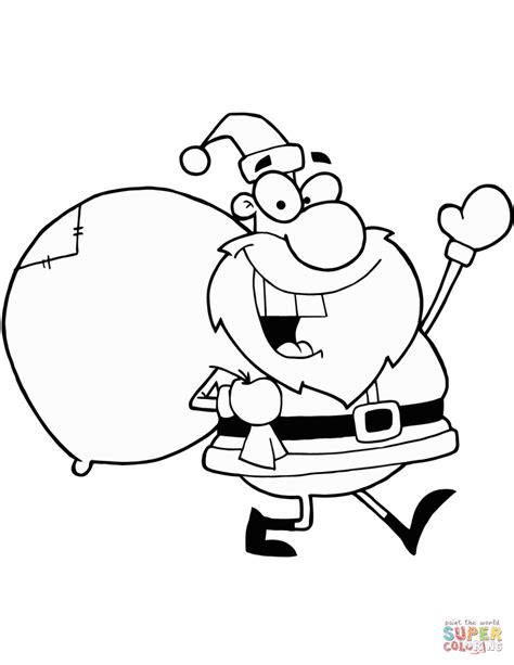 Easy merry christmas santa coloring page. Santa Claus Easy Drawing at GetDrawings | Free download