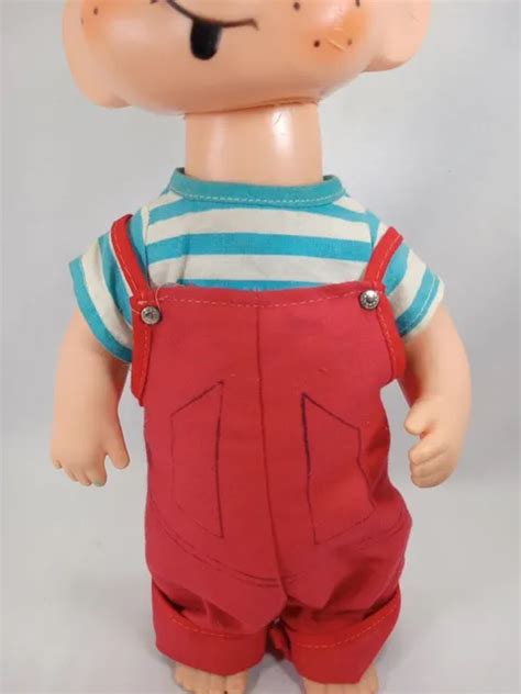 Vintagd Dennis The Menace Doll Swivel Head Plastic Soft 1950s Hkk 1958