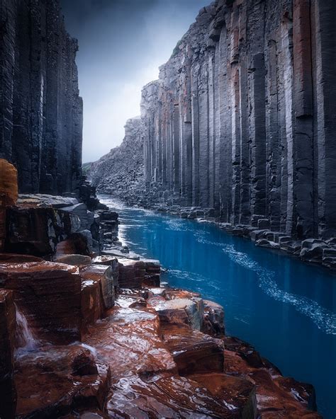 Stuðlagil Canyon Aka The Basalt Canyon This Is East Iceland At Its