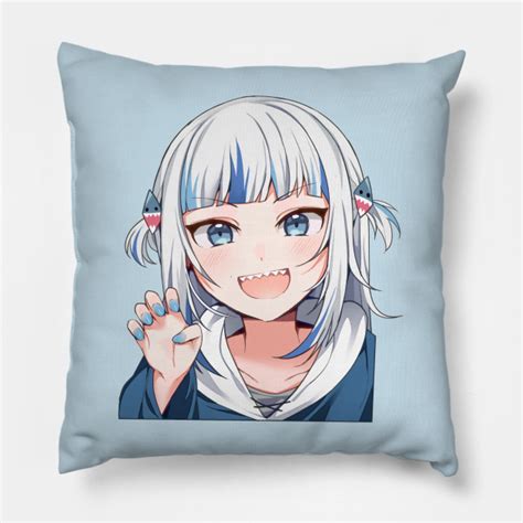 Gawr Gura Hololive Gawr Gura Pillow Teepublic