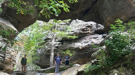 Seven Hollows Trail To The Natural Bridge In Petit Jean State Park