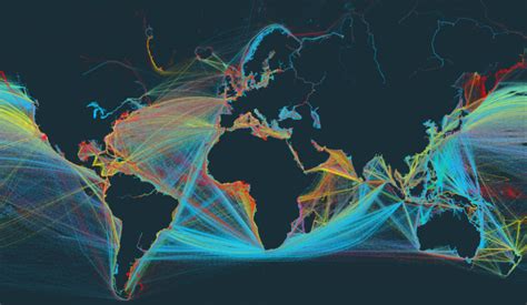Global Shipping In A Narrated Interactive Map Flowingdata