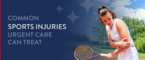 Common Sports Injuries Urgent Care Can Treat Southstar
