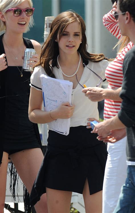 Haruno Sexy Actress Emma Watson On The Sets Of Bling Ring Movie Photos