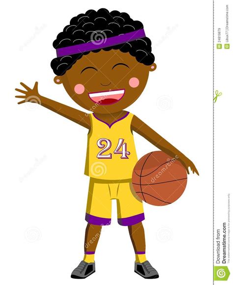 Black Basketball Kid Royalty Free Stock Images Image 24819879