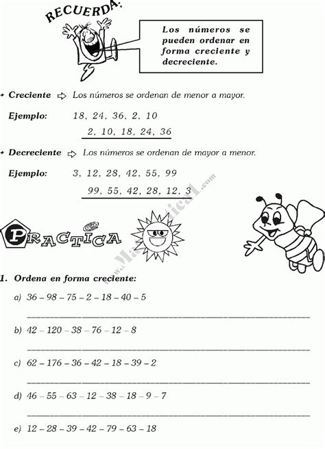 Ejercicio De Ficha De Matematica Segundo Grado Reverasite