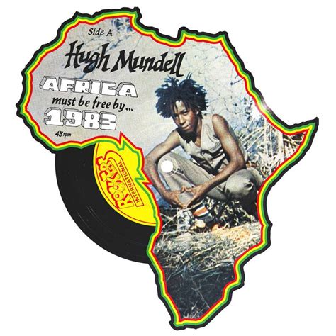 Hugh Mundell Africa Must Be Free By 1983 7 Africa Shaped Rsd 2023
