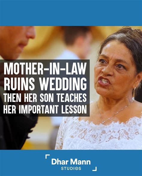 Mother In Law Ruins Wedding Then Her Son Teaches Her Important Lesson