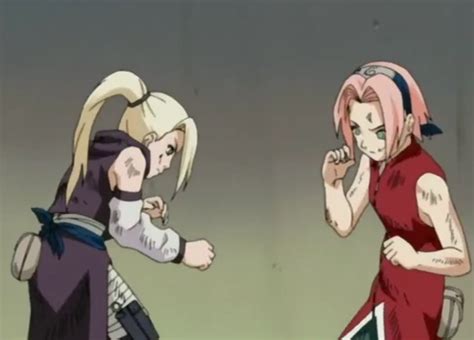Sakura Vs Ino Narutopedia Fandom Powered By Wikia
