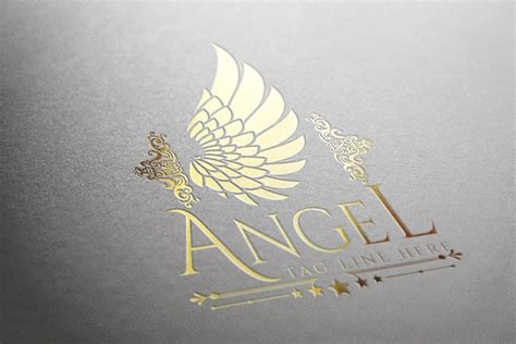 Angel Logo Angels Logo Business Card Design Creative Jewelry Logo