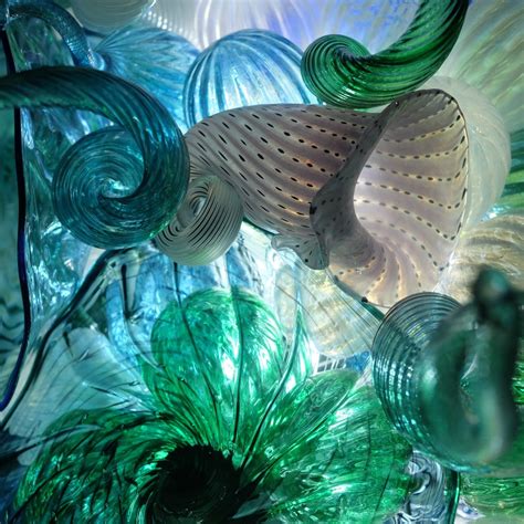 Hand Crafted Sea Life Series Hand Blown Glass Art Chandeliers
