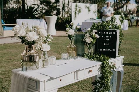 Registration Table From The Wedding Of Elisha And Anthony Wedding