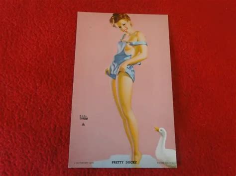 Vintage Mutoscope Pin Up Cheesecake Arcade Exhibit Card E7a11 600 Picclick