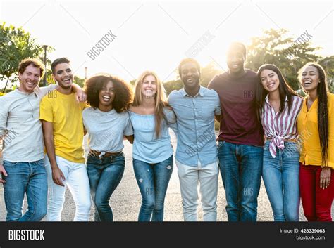 Happy Multiracial Image And Photo Free Trial Bigstock
