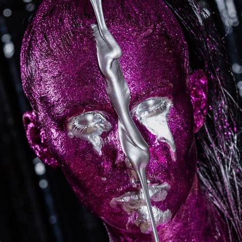 Michael Muth Rm Photodesign On Instagram „ Silver Purple Metalic Glossy Eyes Portrait