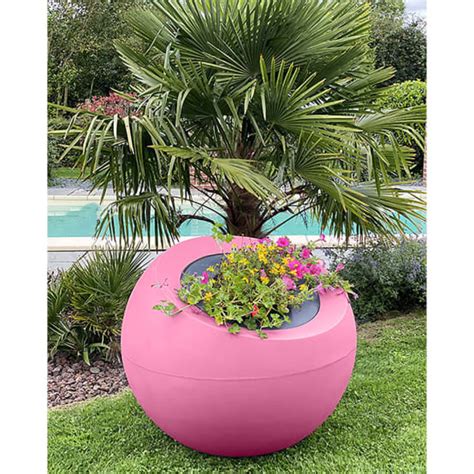 Pot De Fleurs Sph Rique Xxl Dolce Vita L Gamm Vert