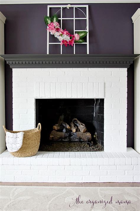 The Best Way To Create White Brick Fireplaces The Organized Mama
