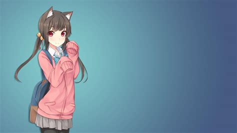 1920 X 1080 Anime Cat Girl Wallpapers Top Free 1920 X 1080 Anime Cat