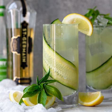 Cucumber Gin Fizz With Basil And Mint Bright Eyed Baker