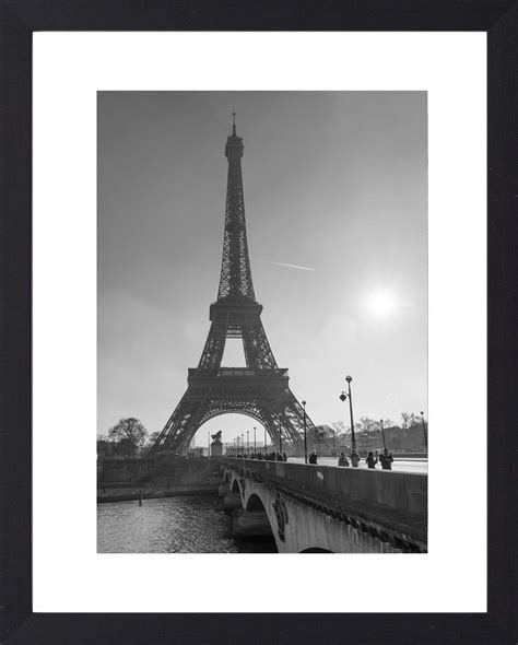 Eiffel Tower Photo Frame Eiffel Tower In Mirror Glass Frame 120cm X
