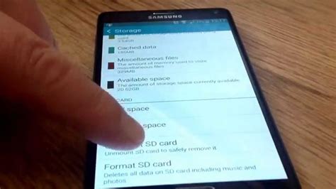It is important to unmount the microsd card before removing it from the slot to avoid damage to. Galaxy Note 4 Tutorials - Mount and unmount a memory card - YouTube