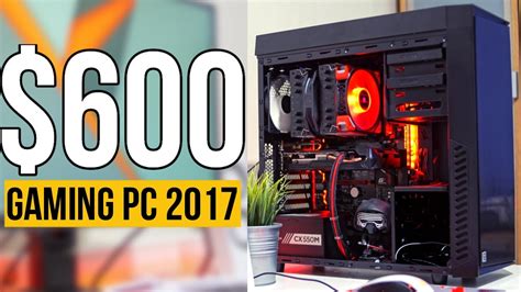 Ryzen 1400 has overclocking ability. Build a $600 RYZEN 5 Gaming PC! - PC Build Guide 2017 (ft ...