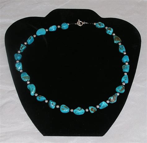 Turquoise And Sterling Choker Necklace This Simple Choker Flickr