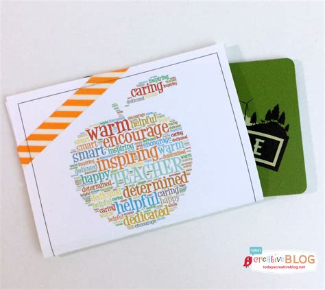 Parents and their children have begun to contribute, and the online board will be you've seen it before. Free Printable Teacher Appreciation Gift Card Holder - Skip To My Lou Skip To My Lou