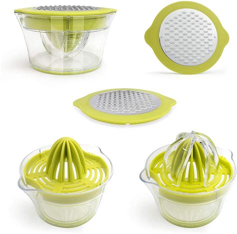 Zulay Kitchen Lemon Juicer Squeezer With Built In 12 Oz Measuring Cup