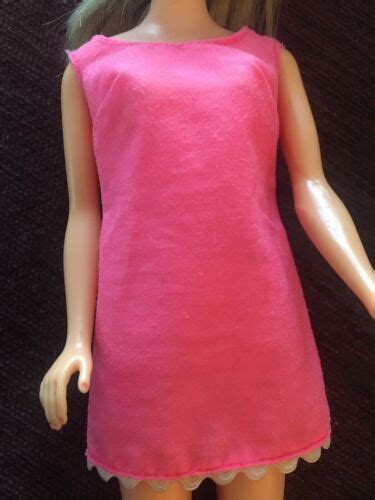 Vintage Barbie Mod Sears Exclusive 1511 Fashion Bouquet Pink Dress