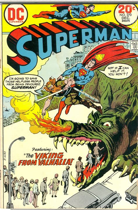 Crazy Comic Covers Superman 270 The Viking From