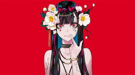 Anime Girl Flower 4k 3840x2160 1 Wallpaper